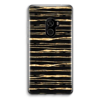 Gouden strepen: Xiaomi Mi Mix 2 Transparant Hoesje
