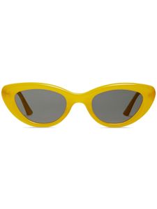 Gentle Monster lunettes de soleil Conic à verres teintés - Jaune
