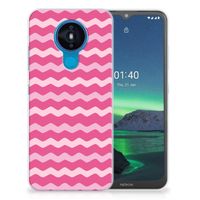 Nokia 1.4 TPU bumper Waves Pink - thumbnail