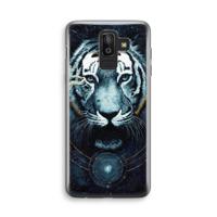 Darkness Tiger: Samsung Galaxy J8 (2018) Transparant Hoesje