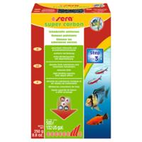 Sera Super Carbon 250g - Actieve Koolfilter voor Heldere Aquariums, pH-Neutraal & Effectief