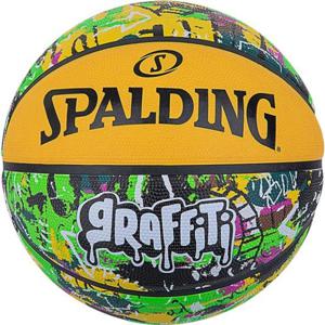 Spalding Graffiti - - geel/groen - maat Maat 7