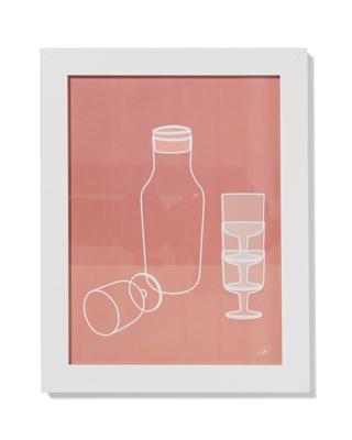 HEMA Fotolijst 15x20cm Wit Hout (wit)