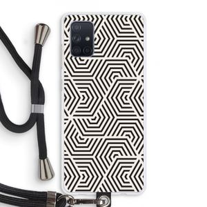Magic pattern: Samsung Galaxy A71 Transparant Hoesje met koord