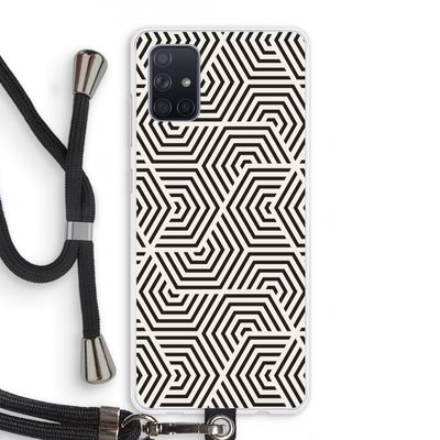 Magic pattern: Samsung Galaxy A71 Transparant Hoesje met koord