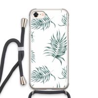 Simple leaves: iPhone 8 Transparant Hoesje met koord Simple leaves: iPhone 8 Transparant Hoesje met koord