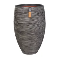 Capi Vaas Elegant Deluxe Rib NL 40x60 cm - Antraciet