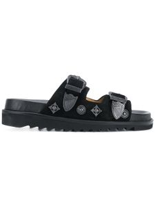 Toga Pulla buckle strap sandals - Noir