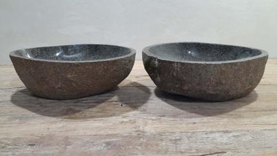 Waschbecken Stein Satz RM250328AB, 48x36x15 cm