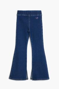 Uitlopende legging met denimlook - BLUE - 11/12