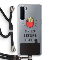 Fries before guys: OnePlus Nord Transparant Hoesje met koord