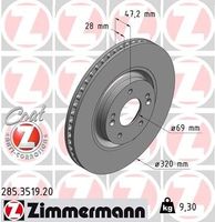 Remschijf Coat Z 285351920
