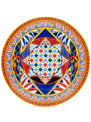 Dolce & Gabbana plat en porcelaine - Bleu
