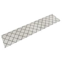 VidaXL Keukenmat wasbaar geblokt 60x300 cm fluweel