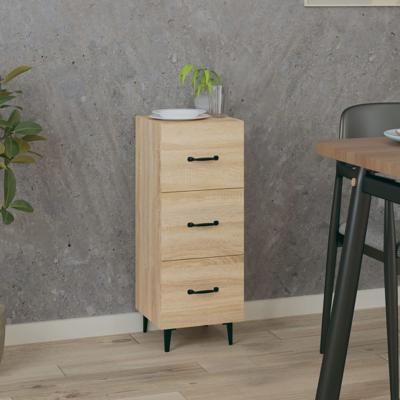 Dressoir 34,5x34x90 cm bewerkt hout sonoma eiken