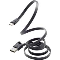 Renkforce USB-kabel USB 2.0 USB-A stekker, USB-C stekker 1.00 m Zwart RF-3376014 - thumbnail