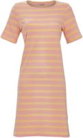 Katoen gestreept nachthemd roze