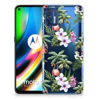 Motorola Moto G9 Plus | TPU Hoesje | Flamingo Palms