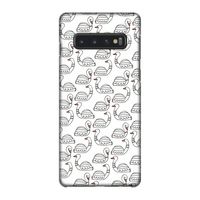 Zwanen: Samsung Galaxy S10 4G Volledig Geprint Hoesje