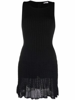 Alaïa Pre-Owned robe en maille (années 1980) - Noir