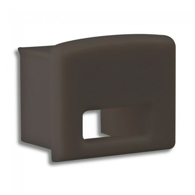 Eindkap E11B zwart kabelinvoer voor wit LED profiel 8106054