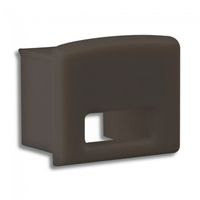 Eindkap E11B zwart kabelinvoer voor wit LED profiel 8106054