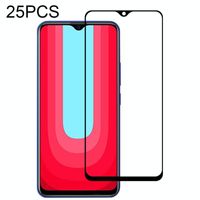 Voor Vivo U20 25 PC's full glue full screen tempered glass film