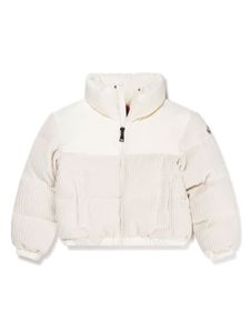 Moncler Enfant doudoune à logo appliqué - Blanc