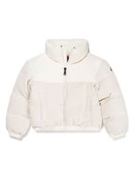 Moncler Enfant doudoune à logo appliqué - Blanc - thumbnail