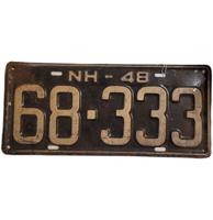 New Hampshire Kentekenplaat - 1948 - Origineel