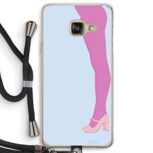 Pink panty: Samsung Galaxy A3 (2016) Transparant Hoesje met koord