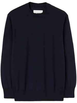 Jil Sander pull à col rond - Bleu