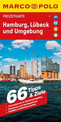 Wegenkaart - landkaart 07 Marco Polo Freizeitkarte Hamburg, Lübeck und umgebung | MairDumont