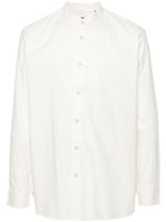 rag & bone chemise en popeline à col montant - Blanc