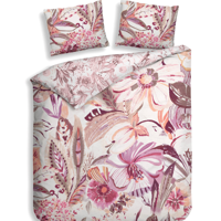 Dekbedovertrek Kina Katoen Satijn Bloemen 260x200 Cm Anti Allergie Heckett Lane - Dekbed-Discounter.nl