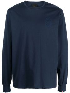 Billionaire t-shirt Maco à manches longues - Bleu