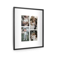 Zwarte lijst met gepersonaliseerde fotoafdruk - 40x50