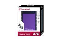 Transcend StoreJet® 25H3 4 TB Externe harde schijf (2,5 inch) USB 3.2 Gen 1 (USB 3.0) Paars TS4TSJ25H3P - thumbnail