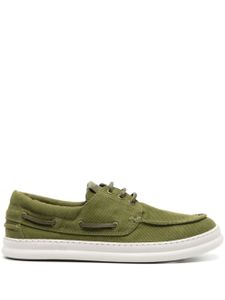 Camper chaussures bateau Runner à lacets - Vert