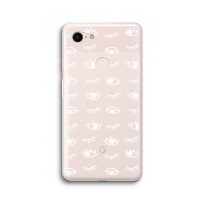 Eye pattern #3: Google Pixel 3 XL Transparant Hoesje