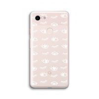 Eye pattern #3: Google Pixel 3 XL Transparant Hoesje