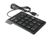 Equip 245205 numeriek toetsenbord Universeel USB Zwart - thumbnail