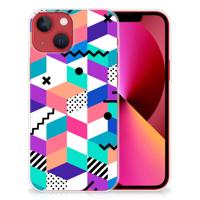 Apple iPhone 13 | TPU Hoesje | Blokken Kleurrijk