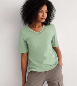 Maicazz Mopanne Sp25.75.333 T-shirt Korte Mouw Aquatic