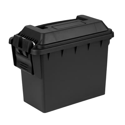 Outdoor/tuin opberg box - waterdicht - zwart - 22 x 11 x 17 cm