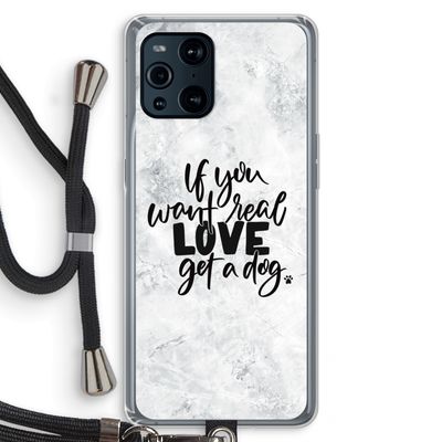 Partner in crime: Oppo Find X3 Transparant Hoesje met koord