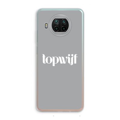 Topwijf Grijs Wit: Xiaomi Mi 10T Lite 5G Transparant Hoesje