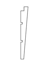 Zweeds rabat Excellent douglas zwart geimpregneerd 1,2/2,7x19,5x500 cm Tuindeco - Tuindeco