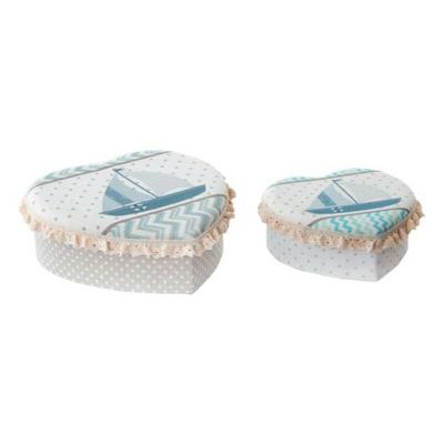 Doos-Juwelenkistje DKD Home Decor Acryl Karton 19 x 10 x 7 cm (2 Stuks)