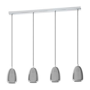 EGLO Alobrase Hanglamp - 4 lichts - E27 - Chroom